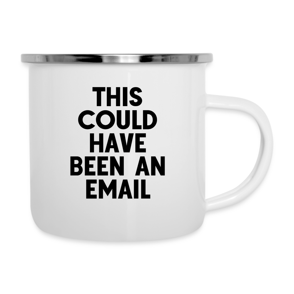 Email Camper Mug - white