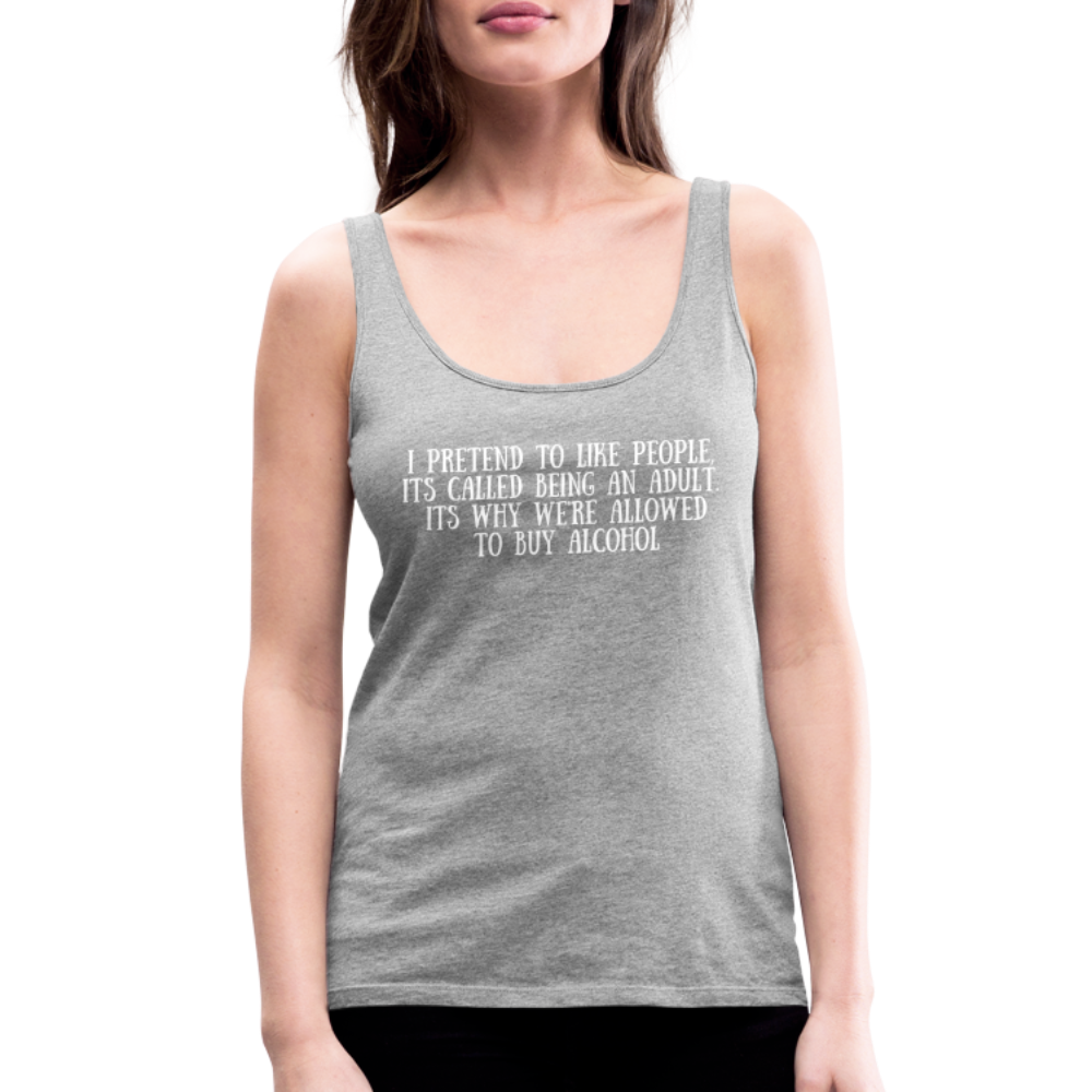 Women’s Premium Tank Top - heather gray