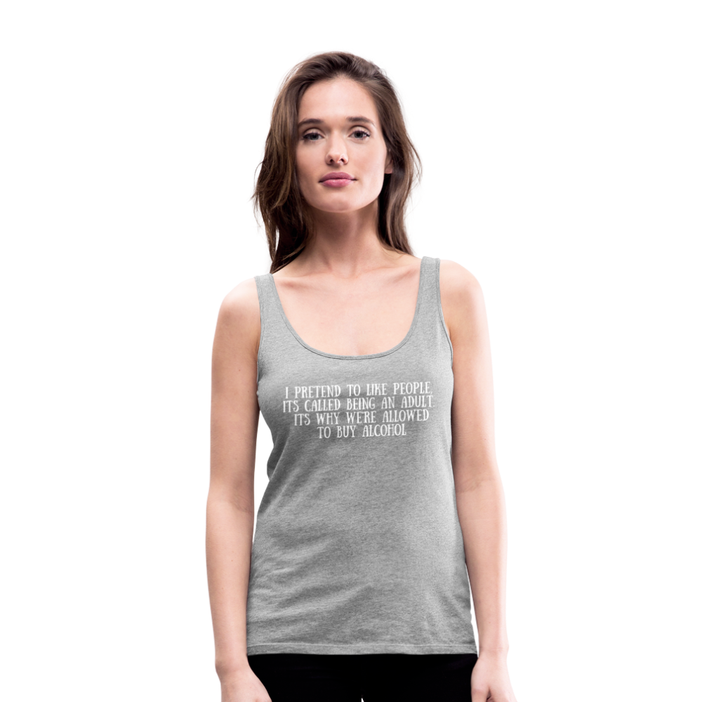 Women’s Premium Tank Top - heather gray