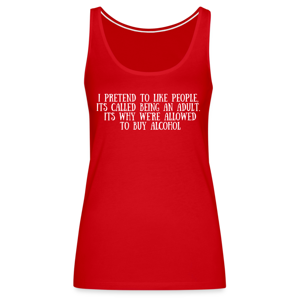 Women’s Premium Tank Top - red