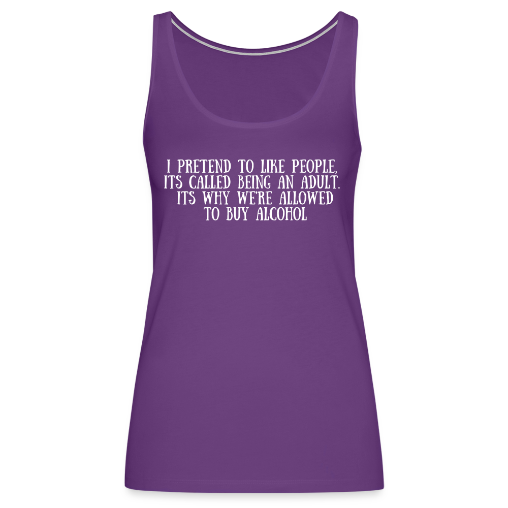 Women’s Premium Tank Top - purple