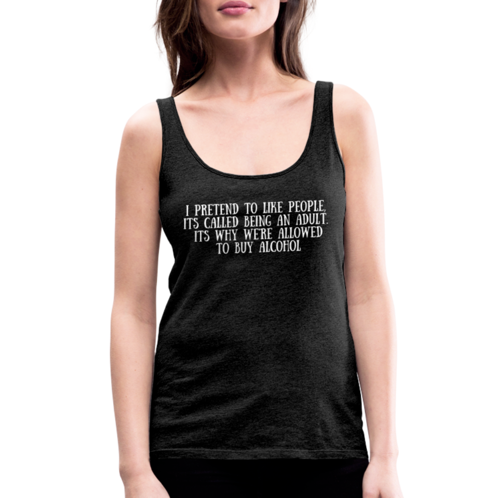 Women’s Premium Tank Top - charcoal grey