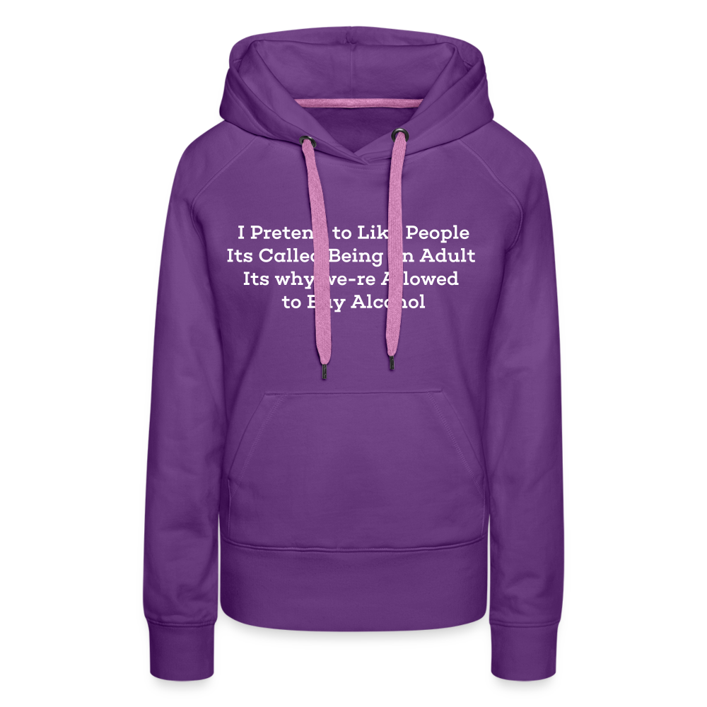 Women’s Premium Hoodie - purple 