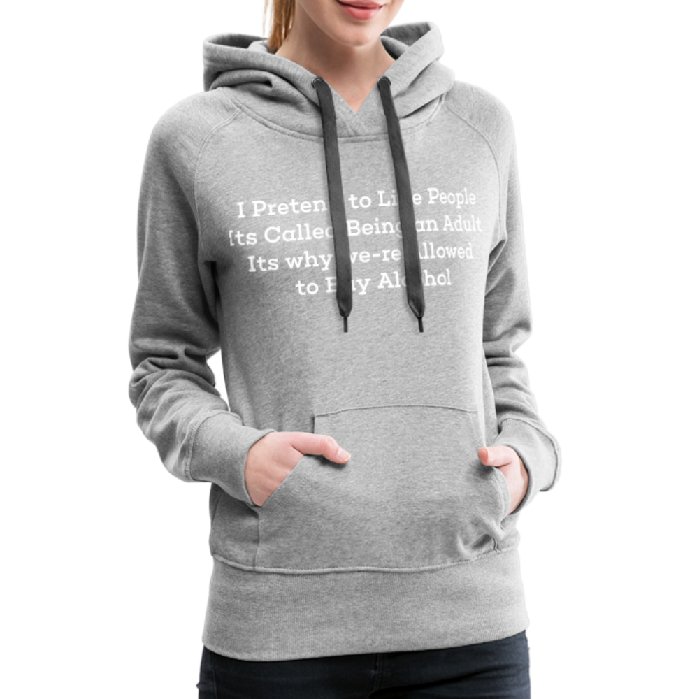 Women’s Premium Hoodie - heather grey