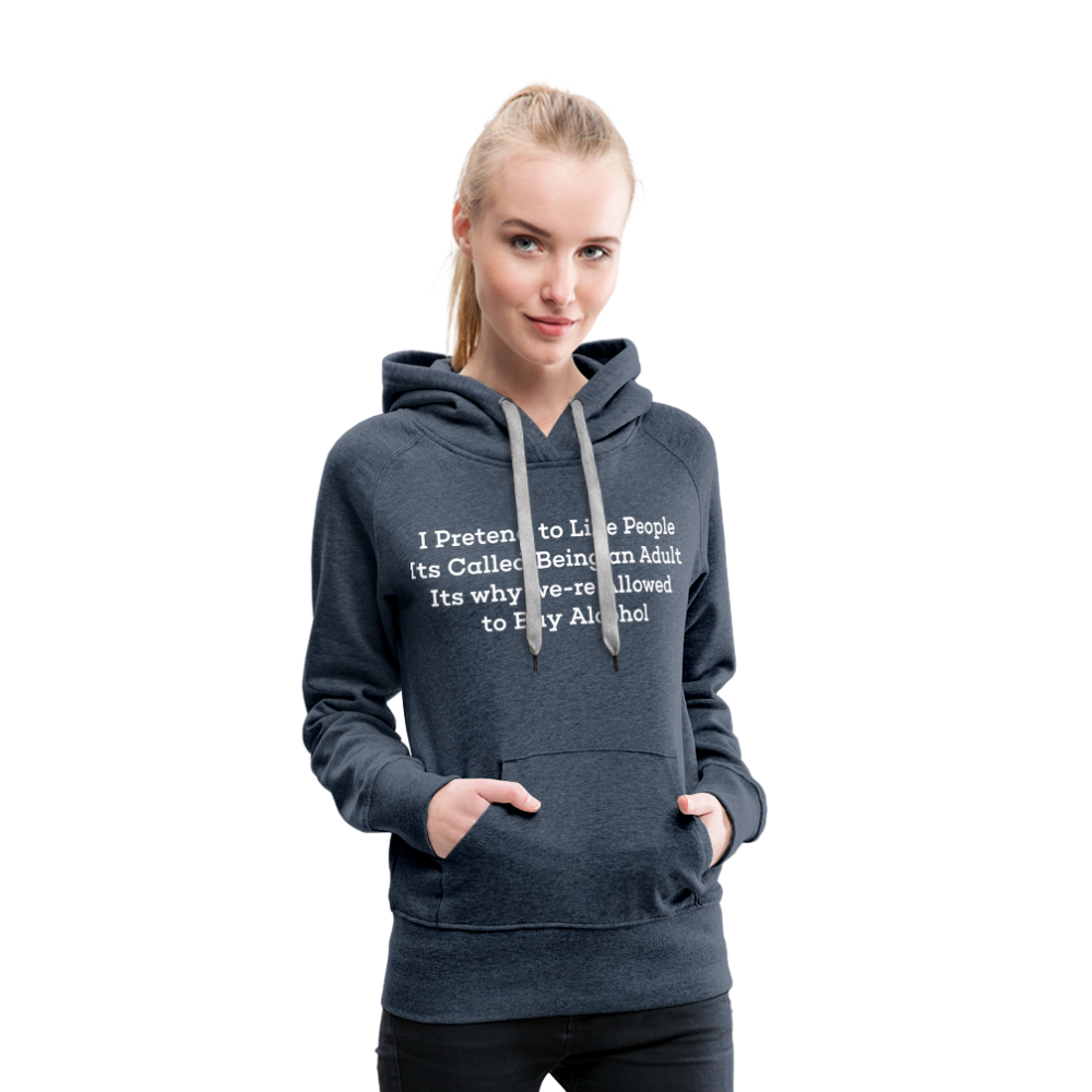 Women’s Premium Hoodie - heather denim