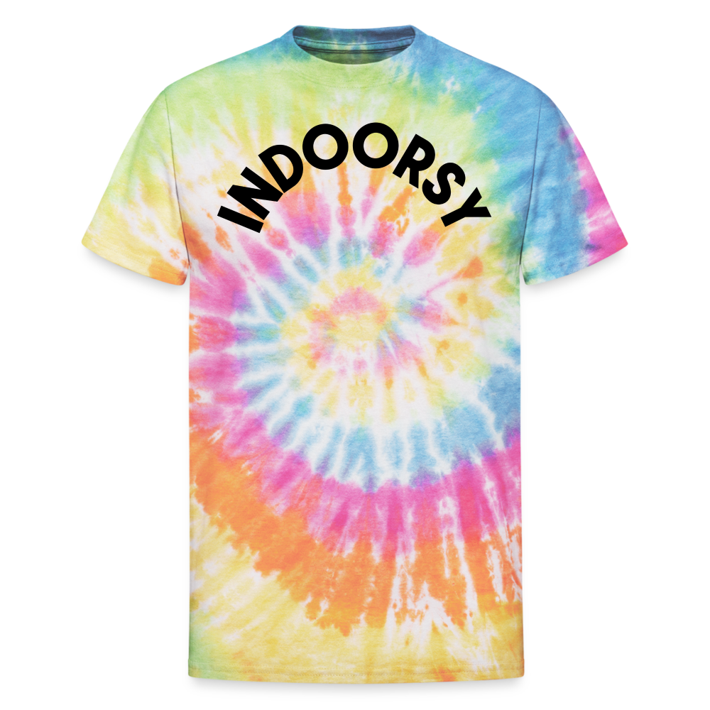 Unisex Tie Dye T-Shirt - rainbow