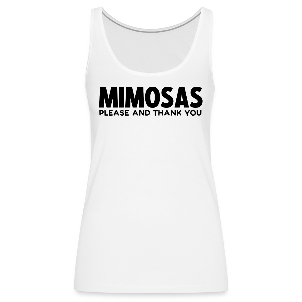 Women’s Premium Tank Top - white