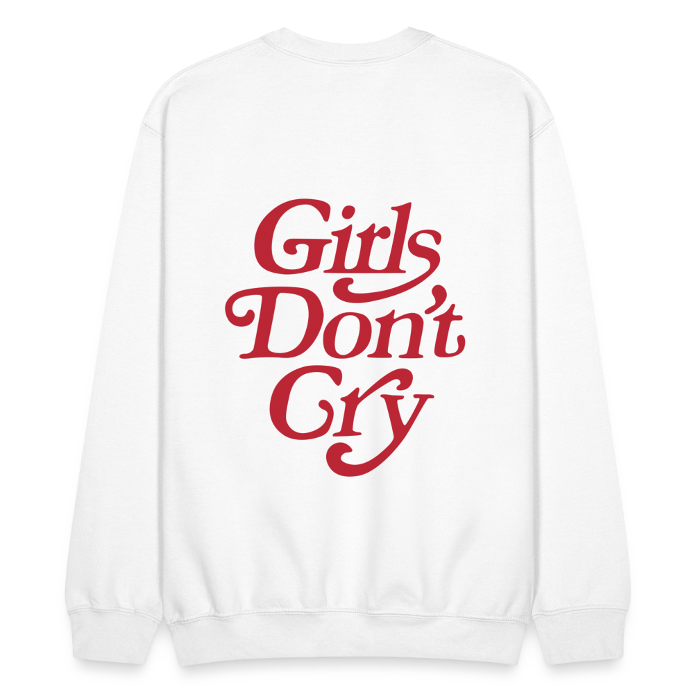 Girls Don't Cry Crewneck - white