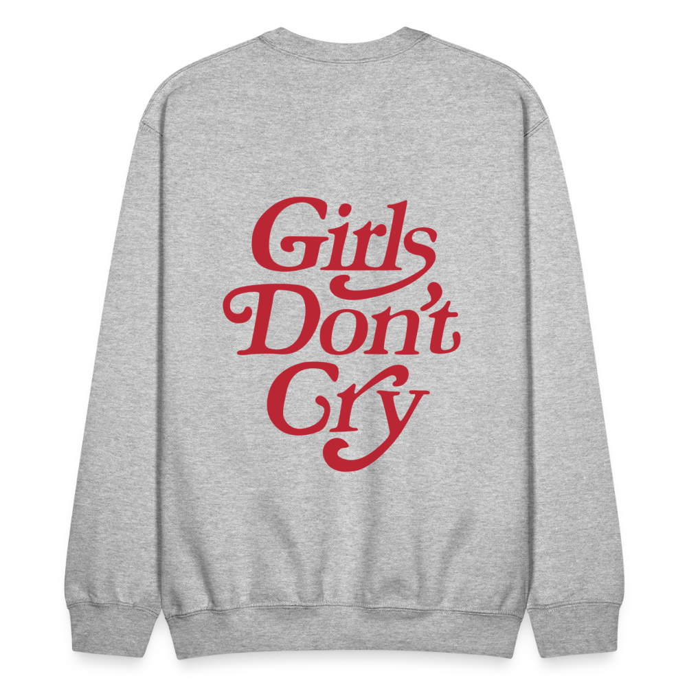 Girls Don't Cry Crewneck - heather gray