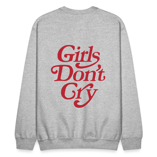 Girls Don't Cry Crewneck - heather gray