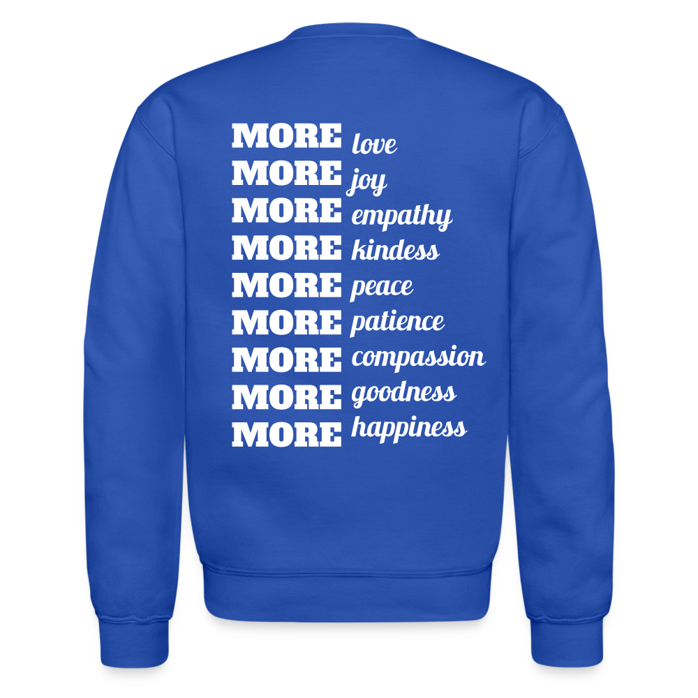 MORE Crewneck - royal blue